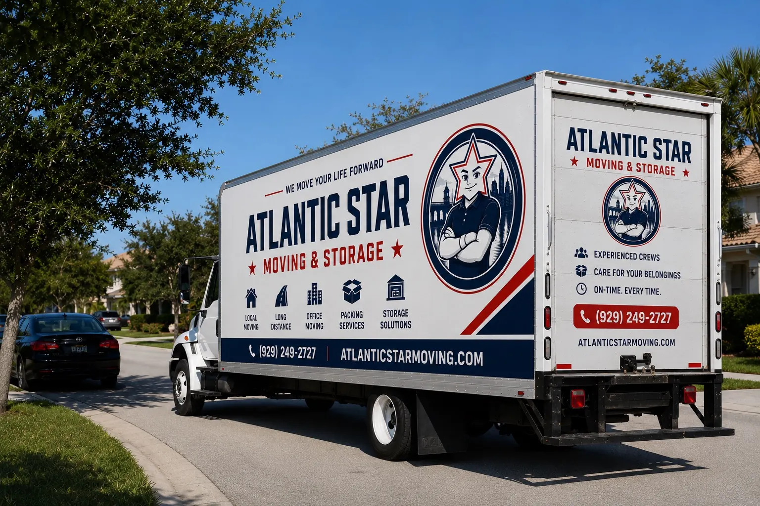 Atlantic Star moving truck